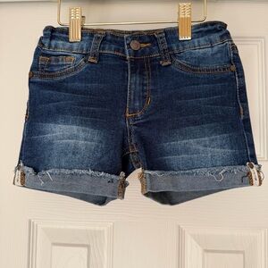 Joe’s Jean Shorts Dark Wash Denim Roll-Cuff Girls Size 6X